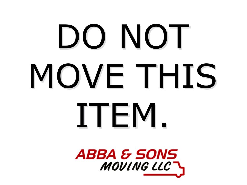 Do Not Move Label